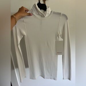 White Lululemon turtle neck (Yin vibes turtleneck)